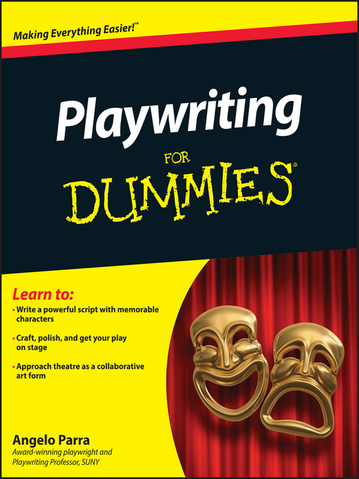 Title details for Playwriting For Dummies by Angelo Parra - Wait list